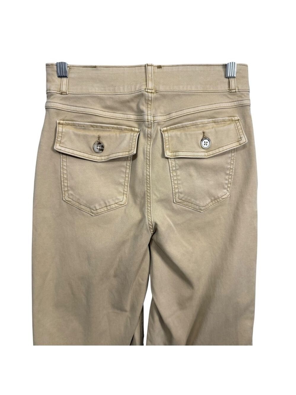 Spanx Khaki Pants Size‎ Small High Rise Stretch Button Pocket Pants - Picture 5 of 8